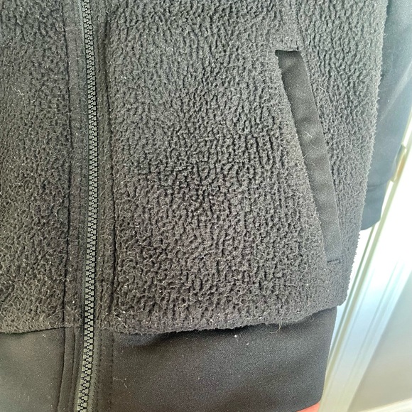 The North Face Kids Black and Red Reversible Jacket with High Collar - Picture 9 of 14